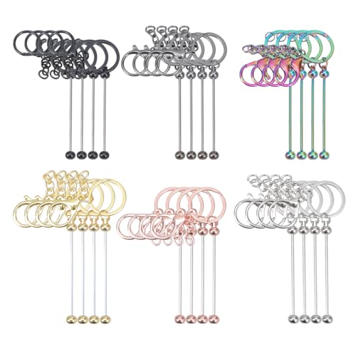 THINCAN Perlenschlüsselkäse Leere Keyring Streifen Bastelkits Für Handgefertigte Schlüsselbund Basteln Machen Accessoires Craft Project Kits THINCAN Perlenschlüsselkäse Leere Keyring Streifen Bastelkits Für Handgefertigte Schlüsselbund Basteln Machen Accessoires Craft Project Kits von THINCAN