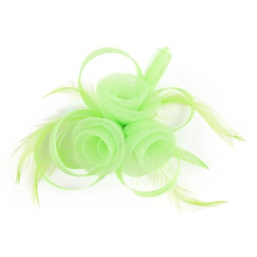 THINCAN Raffinierte Gefiederte Faszinator Blumenhaarverzierung Elegant THINCAN Raffinierte Gefiederte Faszinator Blumenhaarverzierung Elegant von THINCAN