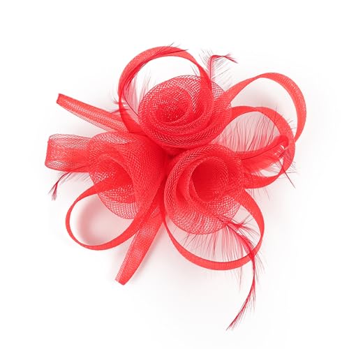 THINCAN Raffinierte Gefiederte Faszinator Blumenhaarverzierung Elegant von THINCAN