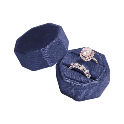 THINCAN Ringe Box Schmuckschachtel Displayhalter Koffer Eheringe Flanell Schmuckschatulle Perfektes Geschenk Für Frauen Mann Mädchen THINCAN Ringe Box Schmuckschachtel Displayhalter Koffer Eheringe Flanell Schmuckschatulle Perfektes Geschenk Für Frauen Mann Mädchen von THINCAN
