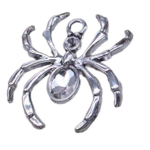 THINCAN Robuste Legierungsspinnen Charme Mit Strasssteinen Kreativer Schmuckzubehör Für Kostümdesigns Handwerksprojekte Ealloy Schmuck Erkenntnisse von THINCAN