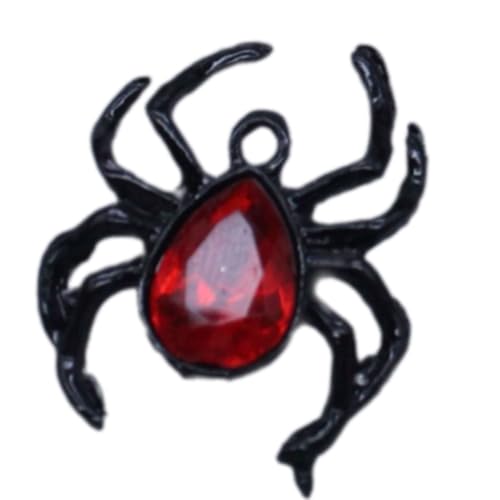 THINCAN Robuste Legierungsspinnen Charme Mit Strasssteinen Kreativer Schmuckzubehör Für Kostümdesigns Handwerksprojekte Ealloy Schmuck Erkenntnisse von THINCAN