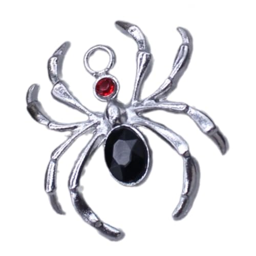 THINCAN Robuste Legierungsspinnen Charme Mit Strasssteinen Kreativer Schmuckzubehör Für Kostümdesigns Handwerksprojekte Ealloy Schmuck Erkenntnisse von THINCAN