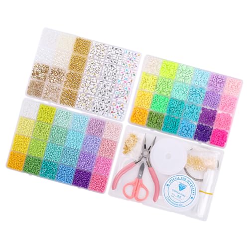 THINCAN Seedes Perlen Für Armbandschmuck Machen Kits Kits Perlen Freundschaftsarmband Mit Buchstabenperlendraht Für DIYs Art Craft Friendship Mit Briefperlen THINCAN Seedes Perlen Für Armbandschmuck Machen Kits Kits Perlen Freundschaftsarmband Mit Buchstabenperlendraht Für DIYs Art Craft Friendship Mit Briefperlen von THINCAN