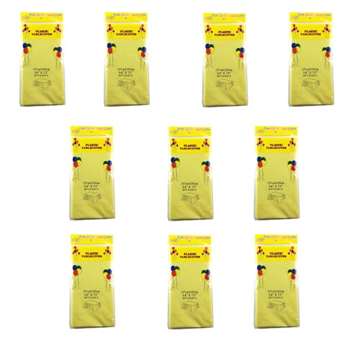 THINCAN Set Von 10 Pcs Bequemen Einweg Tischtüchern Feste Farbtischdecken Für Parteien Rechteck Plastik Tischpartyabdeckung THINCAN Set Von 10 Pcs Bequemen Einweg Tischtüchern Feste Farbtischdecken Für Parteien Rechteck Plastik Tischpartyabdeckung von THINCAN
