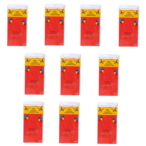 THINCAN Set Von 10 Pcs Bequemen Einweg Tischtüchern Feste Farbtischdecken Für Parteien Rechteck Plastik Tischpartyabdeckung THINCAN Set Von 10 Pcs Bequemen Einweg Tischtüchern Feste Farbtischdecken Für Parteien Rechteck Plastik Tischpartyabdeckung von THINCAN