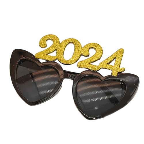 THINCAN Silvesterbrille Für Kinder Für Erwachsene Festival Themen Kostüm Requisiten Sonnenbrillen Party Accessoires 2024 Brillen Rahmen von THINCAN