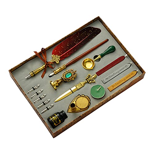 THINCAN Vintage Kalligraphie Stifthalter Wachs Set Wood Dip Stift Enthalten 5 Stiftnibs Für Ideale Kinder Für Kinder Erwachsene Erwachsene Schreiben THINCAN Vintage Kalligraphie Stifthalter Wachs Set Wood Dip Stift Enthalten 5 Stiftnibs Für Ideale Kinder Für Kinder Erwachsene Erwachsene Schreiben von THINCAN