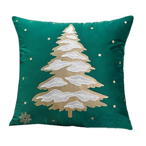 THINCAN Weihnachtskissenbezug Plüsch Kissenbezirk Home Dekorationen Stickkissen Cover Für Couchsofa Wohnzimmer Haus Heimat THINCAN Weihnachtskissenbezug Plüsch Kissenbezirk Home Dekorationen Stickkissen Cover Für Couchsofa Wohnzimmer Haus Heimat von THINCAN