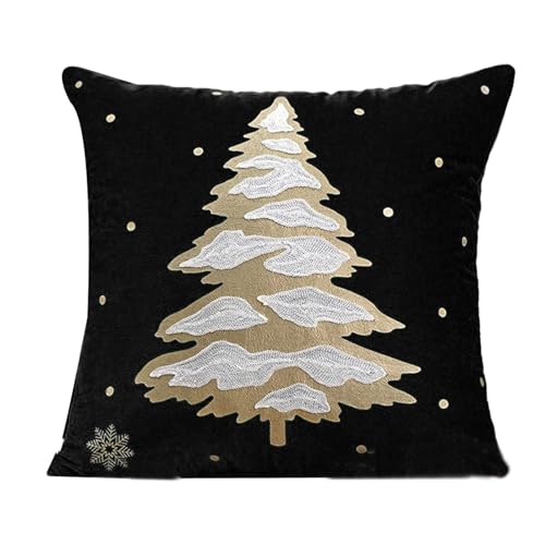 THINCAN Weihnachtskissenbezug Plüsch Kissenbezirk Home Dekorationen Stickkissen Cover Für Couchsofa Wohnzimmer Haus Heimat THINCAN Weihnachtskissenbezug Plüsch Kissenbezirk Home Dekorationen Stickkissen Cover Für Couchsofa Wohnzimmer Haus Heimat von THINCAN