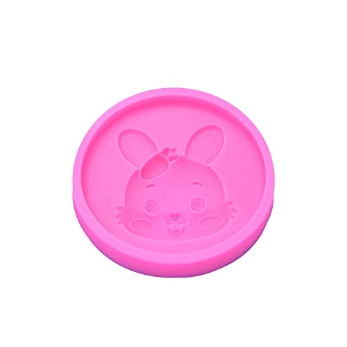 Tierzucker Schokoladenkuchen Fondant Schimmel Backhandbuch Kaninchenbär Head Form Food Grade Silikon Fondantform Schimmel von THINCAN