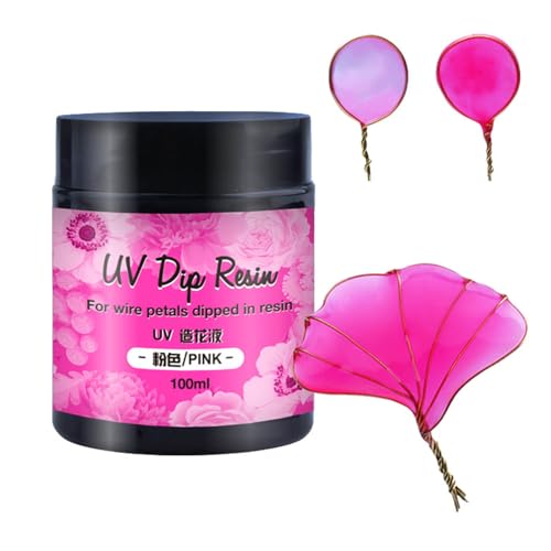 UV Dip Harz Kleber Transparenter UV Kleber Ultraviolette Härtung Blumenherstellung Flüssiger Haarnadel Ohrring Harzschmuck von THINCAN