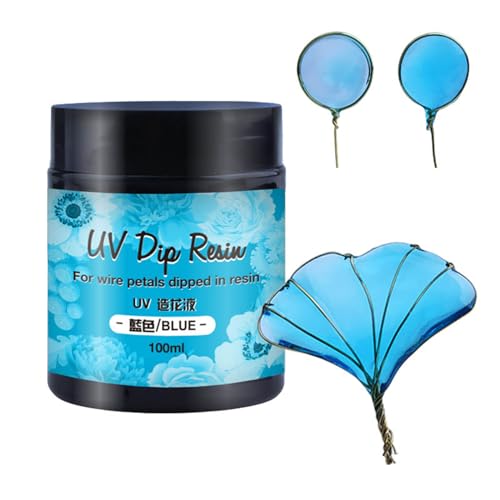 UV Dip Harz Kleber Transparenter UV Kleber Ultraviolette Härtung Blumenherstellung Flüssiger Haarnadel Ohrring Harzschmuck von THINCAN