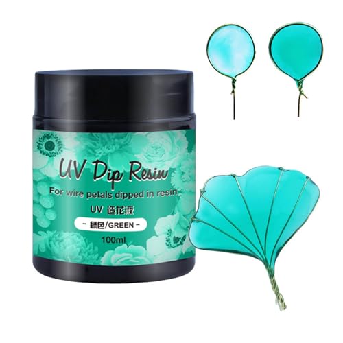 UV Dip Harz Kleber Transparenter UV Kleber Ultraviolette Härtung Blumenherstellung Flüssiger Haarnadel Ohrring Harzschmuck von THINCAN
