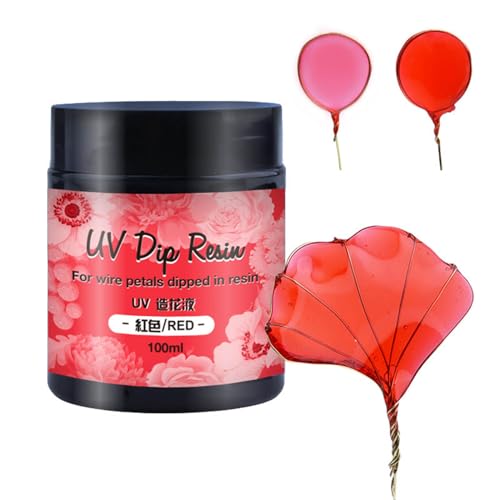 UV Dip Harz Kleber Transparenter UV Kleber Ultraviolette Härtung Blumenherstellung Flüssiger Haarnadel Ohrring Harzschmuck von THINCAN