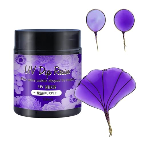 UV Dip Harz Kleber Transparenter UV Kleber Ultraviolette Härtung Blumenherstellung Flüssiger Haarnadel Ohrring Harzschmuck von THINCAN