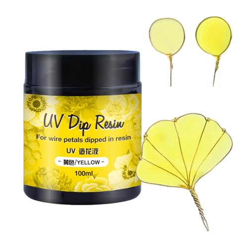UV Dip Harz Kleber Transparenter UV Kleber Ultraviolette Härtung Blumenherstellung Flüssiger Haarnadel Ohrring Harzschmuck von THINCAN