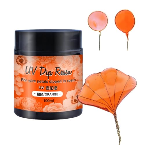 UV Dip Harz Kleber Transparenter UV Kleber Ultraviolette Härtung Blumenherstellung Flüssiger Haarnadel Ohrring Harzschmuck von THINCAN