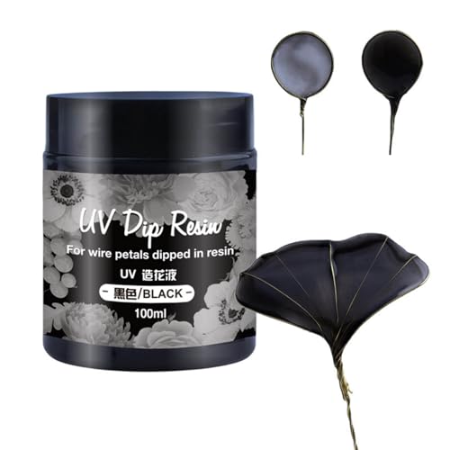 UV Dip Harz Kleber Transparenter UV Kleber Ultraviolette Härtung Blumenherstellung Flüssiger Haarnadel Ohrring Harzschmuck von THINCAN