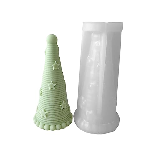 Weihnachtsbaumkerzenform 3D Silikon Gips Ornament Form Duft Kerze Harzform Weihnachtskiefern Tree Seifenform Form Weihnachtsbaumkerzenform 3D Silikon Gips Ornament Form Duft Kerze Harzform Weihnachtskiefern Tree Seifenform Form von THINCAN