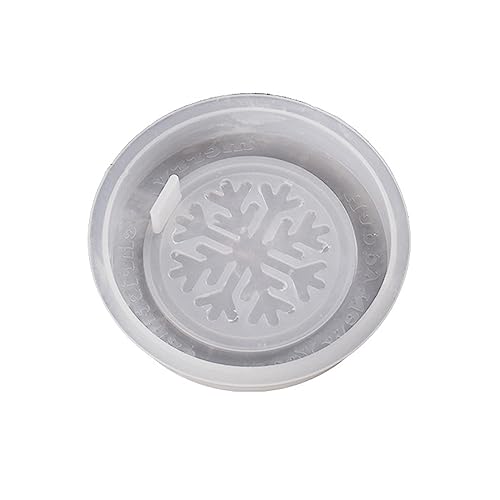 Weihnachtsbrief Anhänger Tropfen Kleber Schimmel Kleine Schneeflocken Schneemann Pendellwand Hänge Charm Silikonform von THINCAN