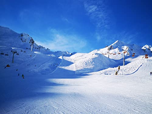 THISIT Malen Nach Zahlen Erwachsene inklusive Pinsel,Berge,Ski,Piste,Piste-40 * 50cm Ohne Rahmen THISIT Malen Nach Zahlen Erwachsene inklusive Pinsel,Berge,Ski,Piste,Piste-40 * 50cm Ohne Rahmen von THISIT