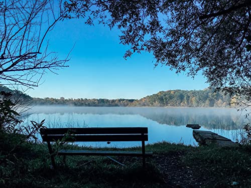 THISIT Malen nach Zahlen für Erwachsene, Bank,See,Landschaft-16 x 20 Zoll Ohne Rahmen THISIT Malen nach Zahlen für Erwachsene, Bank,See,Landschaft-16 x 20 Zoll Ohne Rahmen von THISIT