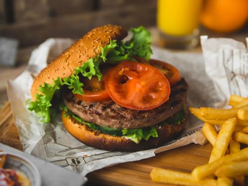THISIT Malen nach Zahlen für Erwachsene und Kinder,Burger, Schnitzel, Fleisch-40 * 50 cm Ohne Rahmen von THISIT