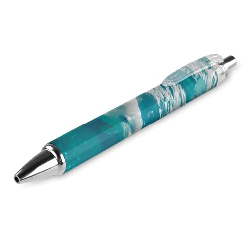 THKVSV Beluga Whale Druckkugelschreiber, tragbar, blaue Tinte, Kugelschreiber, Arbeitsstifte für Zuhause, Büro, 1 Stück von THKVSV