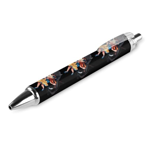 THKVSV Kugelschreiber für Musiker, der Violine spielt, einziehbar, tragbar, blaue Tinte, Kugelschreiber, Arbeitsstifte für Zuhause, Büro, 1 Stück THKVSV Kugelschreiber für Musiker, der Violine spielt, einziehbar, tragbar, blaue Tinte, Kugelschreiber, Arbeitsstifte für Zuhause, Büro, 1 Stück von THKVSV