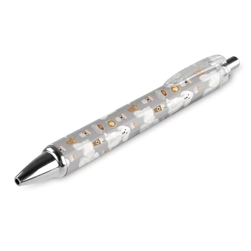 THKVSV Niedlicher Bichon Frisé-Kaffee-Kugelschreiber, einziehbar, tragbar, blaue Tinte, Kugelschreiber, Arbeitsstifte für Zuhause, Büro, 1 Stück THKVSV Niedlicher Bichon Frisé-Kaffee-Kugelschreiber, einziehbar, tragbar, blaue Tinte, Kugelschreiber, Arbeitsstifte für Zuhause, Büro, 1 Stück von THKVSV