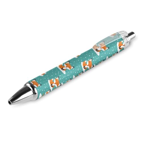 THKVSV Niedlicher Fuchs-Kugelschreiber, einziehbarer Kugelschreiber, Arbeitsstift, Rollkugelschreiber für Büro, Schule, Zubehör, 1 Stück THKVSV Niedlicher Fuchs-Kugelschreiber, einziehbarer Kugelschreiber, Arbeitsstift, Rollkugelschreiber für Büro, Schule, Zubehör, 1 Stück von THKVSV