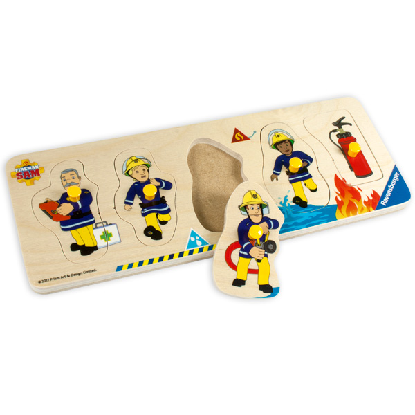 Holzpuzzle "Feuerwehrmann Sam", 24cm x 9cm Holzpuzzle "Feuerwehrmann Sam", 24cm x 9cm von THOFRA Handels GmbH&Co.KG