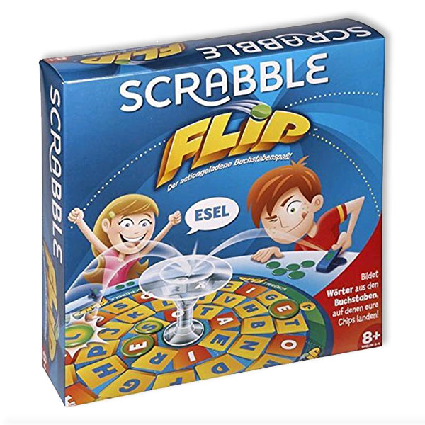 Scrabble Flip, Gesellschaftsspiel von Mattel von THOFRA Handels GmbH&Co.KG