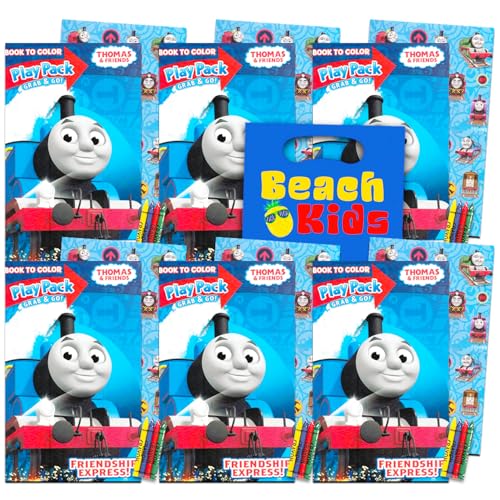 Thomas und seine Freunde Ultimative Partygeschenk-Packungen – Paket mit 6 Sets mit Aufklebern, Malbüchern, Buntstiften, Beutetüten, Thomas und seine Freunde Partyzubehör Thomas und seine Freunde Ultimative Partygeschenk-Packungen – Paket mit 6 Sets mit Aufklebern, Malbüchern, Buntstiften, Beutetüten, Thomas und seine Freunde Partyzubehör von THOMAS & FRIENDS
