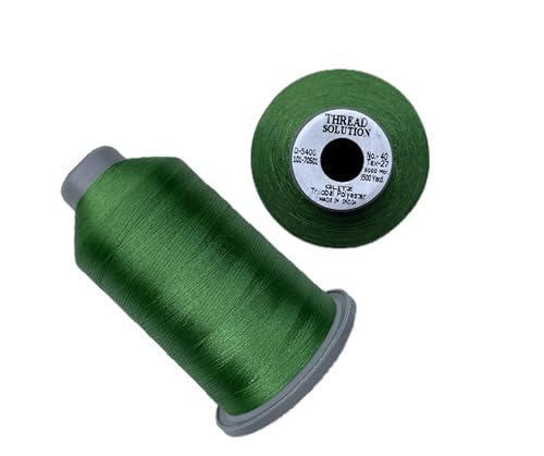 THREAD SOLUTION Glitz Trilobal-Stickgarn, 100 % Polyester, 40 W, 4500 m, Grün THREAD SOLUTION Glitz Trilobal-Stickgarn, 100 % Polyester, 40 W, 4500 m, Grün von THREAD SOLUTION