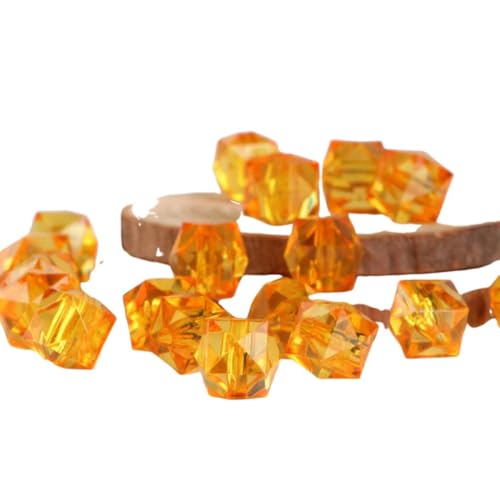 1000 Stück Glasperlen Großhandel 10 Mm Kristall Facettierte Perlen Schmuck Versorgung Für Diy-Perlen, Armbänder, Halsketten, Ohrringe & Amp; Andere Schmuck (dark golden) von THTHT