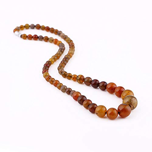 THTHT Naturstein Anhänger Halskette Kette Achat Turm Größe Runde Perlen Mode Lucky Cure Crystal Pullover Kette Lady Böhmischen Yoga Reiki Schmuck Charme, Dragon Achat THTHT Naturstein Anhänger Halskette Kette Achat Turm Größe Runde Perlen Mode Lucky Cure Crystal Pullover Kette Lady Böhmischen Yoga Reiki Schmuck Charme, Dragon Achat von THTHT
