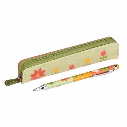 THUN, Kugelschreiber mit Federmäppchen Florianne aus Polyester, Kollektion Herbstgeschichten, 16,5 x 2 cm THUN, Kugelschreiber mit Federmäppchen Florianne aus Polyester, Kollektion Herbstgeschichten, 16,5 x 2 cm von THUN