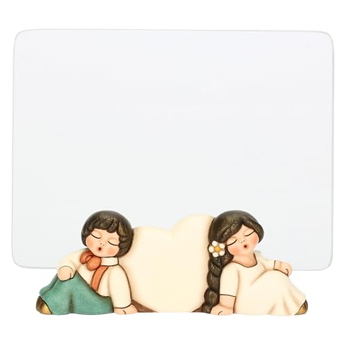 THUN - Bilderrahmen Brautpaar mit Herz - Keramik - Kollektion Bonboniere - 16,7 x 8 x 6,3 cm von THUN