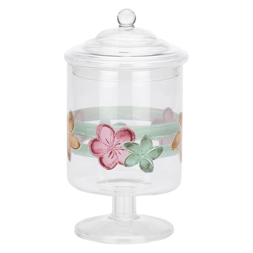 THUN Bonbonniere aus Glas, klein – Borosilikatglas – Kollektion Frühlingsgarten – 28,5 x 15 x 15 cm von THUN