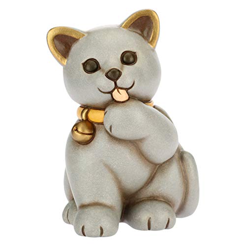 THUN - Certosino Katze - Mittelformat - Keramik - Linie Hunde und Katzen - 7,7 x 10,2 x 12,6 cm h von THUN