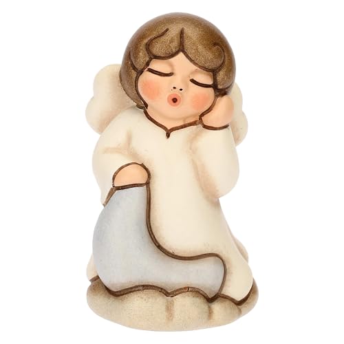 THUN - Engel schläfrig - Zärtlichkeit - Keramik - Kollektion Engel - 4,1 x 4,2 x 7 cm von THUN