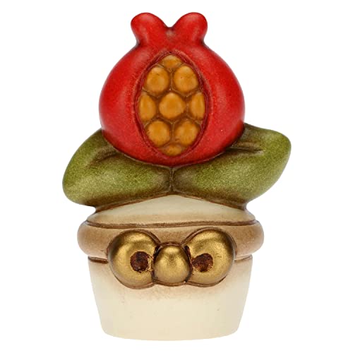 THUN - Glücksbringer mit Granatapfel - Keramik - Gastgeschenke - 4,5 x 3,5 x 6 cm H von THUN