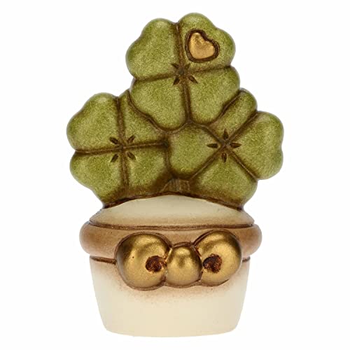 THUN - Glücksbringer mit Kleeblättern - Keramik - Gastgeschenke - Höhe 6cm THUN - Glücksbringer mit Kleeblättern - Keramik - Gastgeschenke - Höhe 6cm von THUN