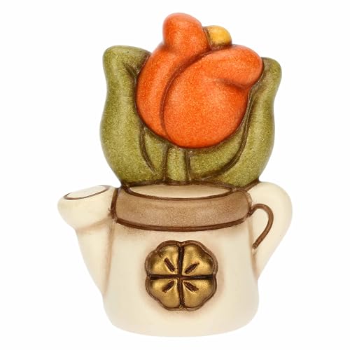 THUN - Mini Gießkanne mit Tulpe - Keramik - Kollektion Bomboniera - 4,6 x 3,3 x 6,1 cm THUN - Mini Gießkanne mit Tulpe - Keramik - Kollektion Bomboniera - 4,6 x 3,3 x 6,1 cm von THUN
