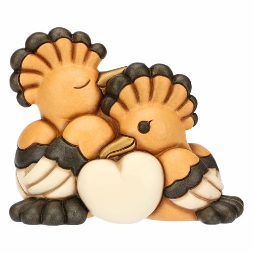 THUN - Paar Upuppen mit Herz, groß - Keramik - Kollektion L'amore Vola - 13,5 x 7 x 10,9 cm von THUN