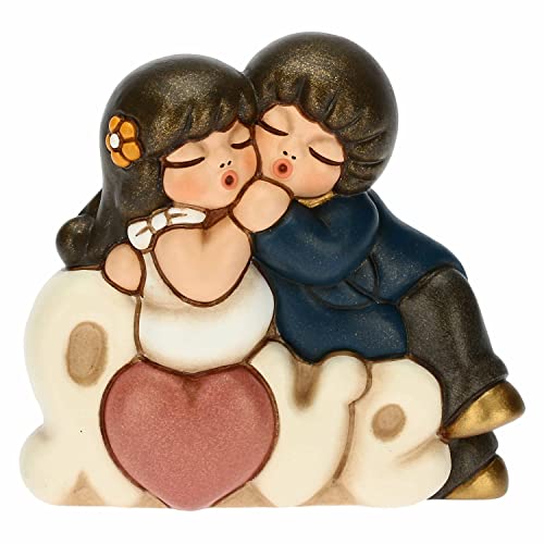 THUN - Paar verliebte Bräutigam, kleine Version - Gastgeschenke, Hochzeitsgeschenke - handbemalte Keramik - 8,2 x 6 x 10,2 cm h THUN - Paar verliebte Bräutigam, kleine Version - Gastgeschenke, Hochzeitsgeschenke - handbemalte Keramik - 8,2 x 6 x 10,2 cm h von THUN