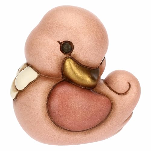 THUN - Rosa Ente - Keramik - Kollektion Bomboniera - 5,1 x 4,2 x 5,2 cm von THUN