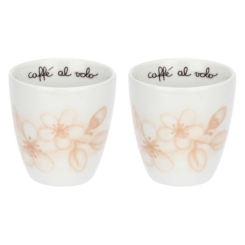 THUN - Set mit 2 Koffeinen - Porzellan - Kollektion Bomboniera - 50 ml - Ø 6 cm, Höhe 6,1 cm von THUN